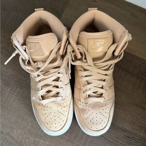 Nike Women's Beige High-Top Sneakers